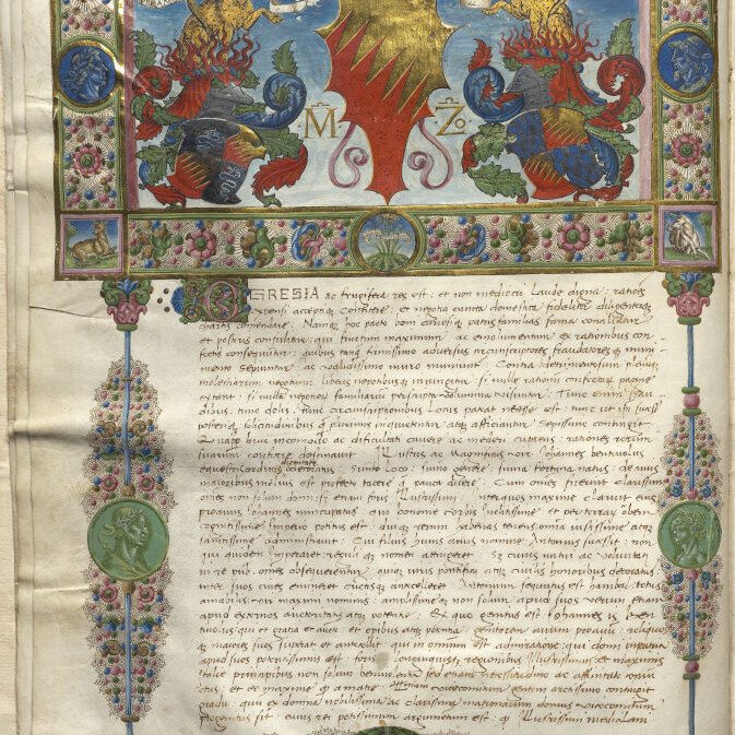 Archivio della famiglia Bentivoglio, Catastro Croce (sec. XV), particolare